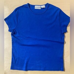 Basic Editions Blue Tee Medium (QB)
